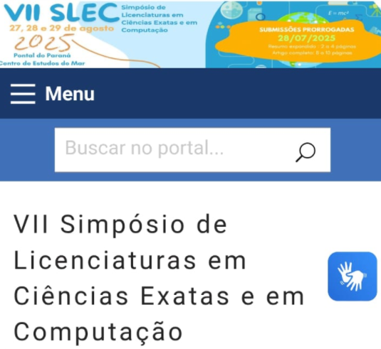 Simpósio de Licenciatura em Ciências Exatas e em Computação (SLEC) - 2025 - UFPR Pontal
